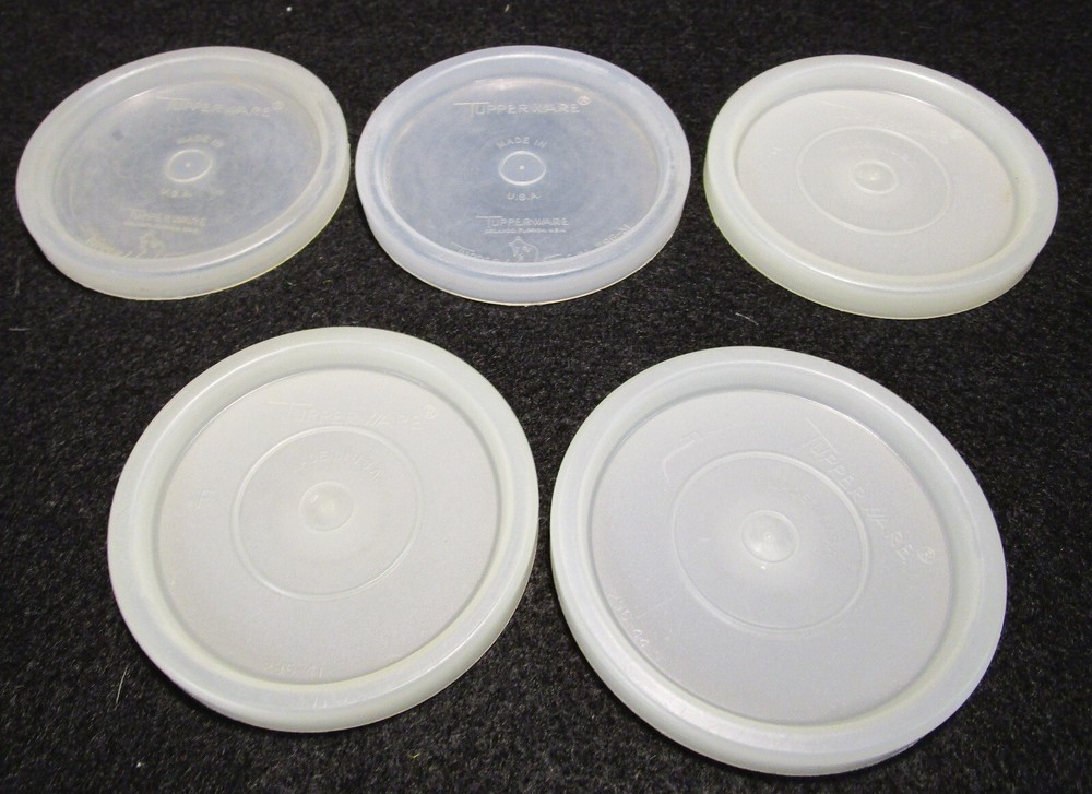 Tupperware Shear Lids 296 Lot (5)