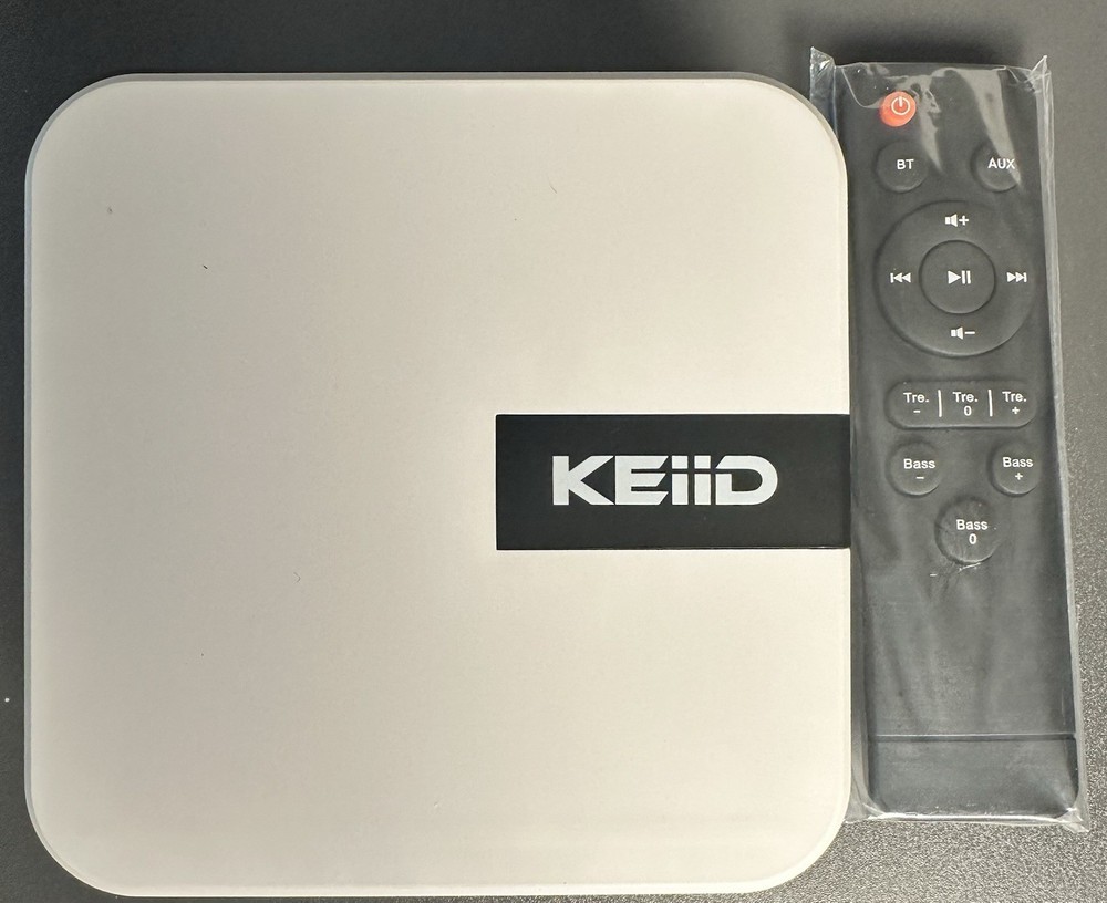 KEiiD Stereo Receiver & Amp, Bluetooth Wireless Streaming, Subwoofer Output