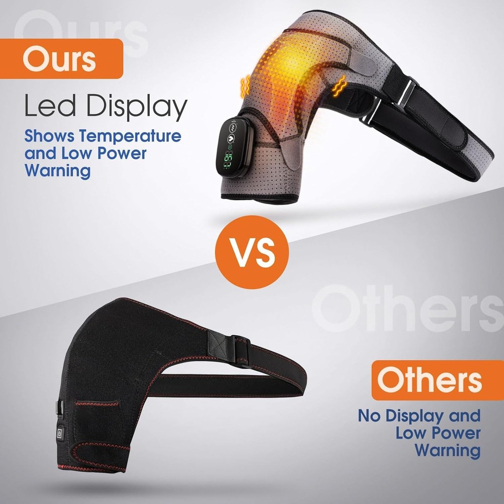 Cordless Heating Pad for Shoulder Vibration Wrap