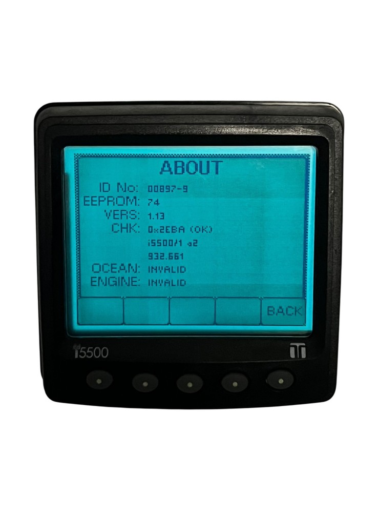 Teleflex I5500, Multi Function Display, Software V1.13, 12V, Yanmar, OEM