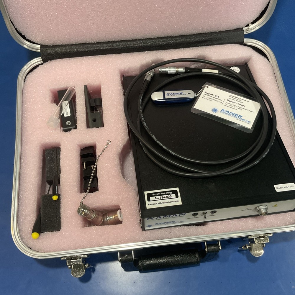 Kaiser RAMAN HCA785 Spectrometer Microscope Calibration Accessory With Extras!