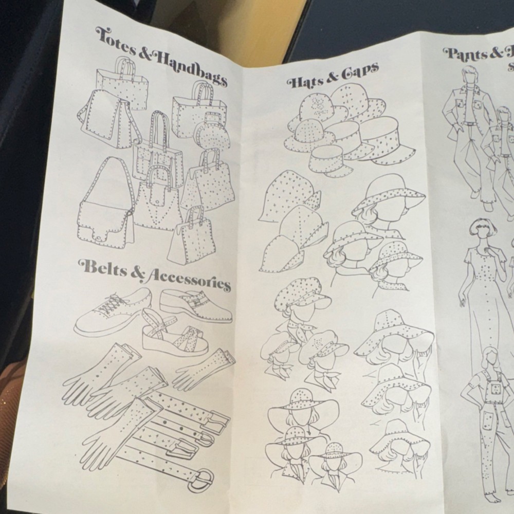 BeDazzler Rhinestone Stud Setter 4 Plunger Sizes.Patterns, Accessories open box