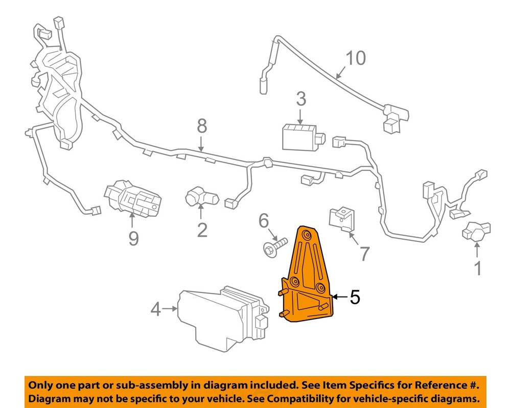 GM OEM 17-19 XT5 Electrical Components-Mount Bracket 84199744