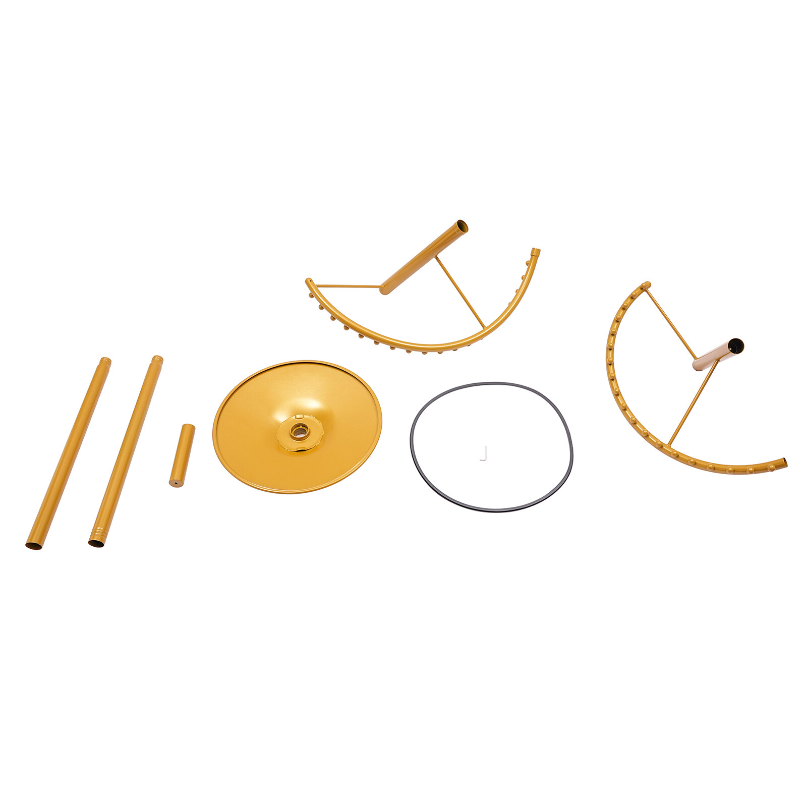 Modern Spiral Rotating Clothing Rack, Free Standing Heavy duty Garment Rack Gold