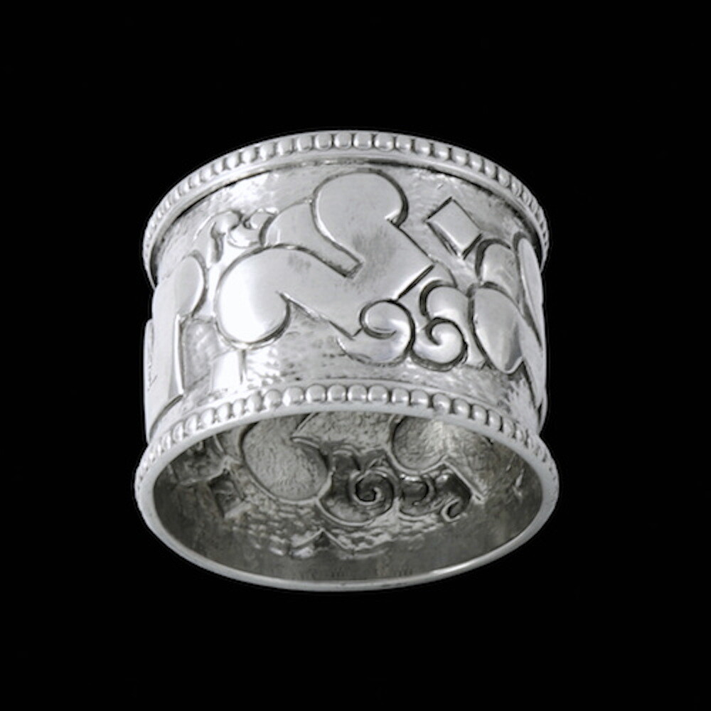 Thorvald Bindesbøll (1846-1908). Silver Napkin Ring.