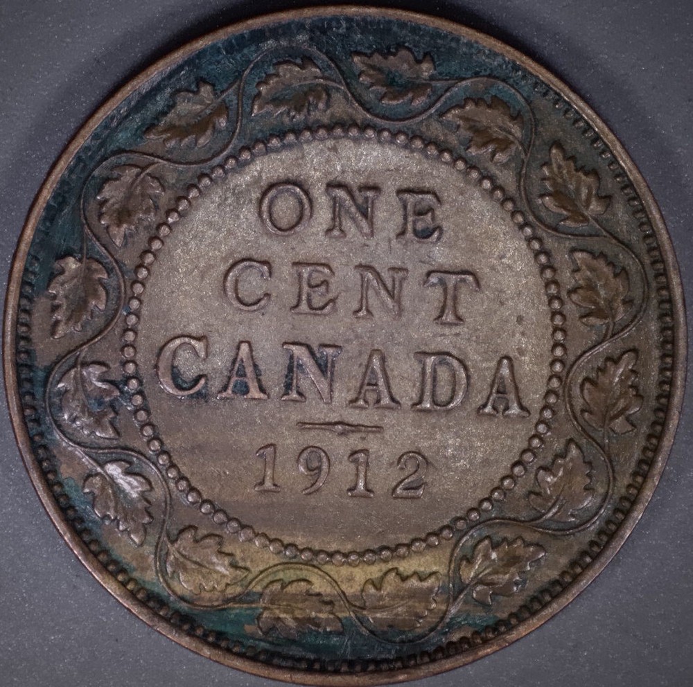 1912 Canada Large Cent AU