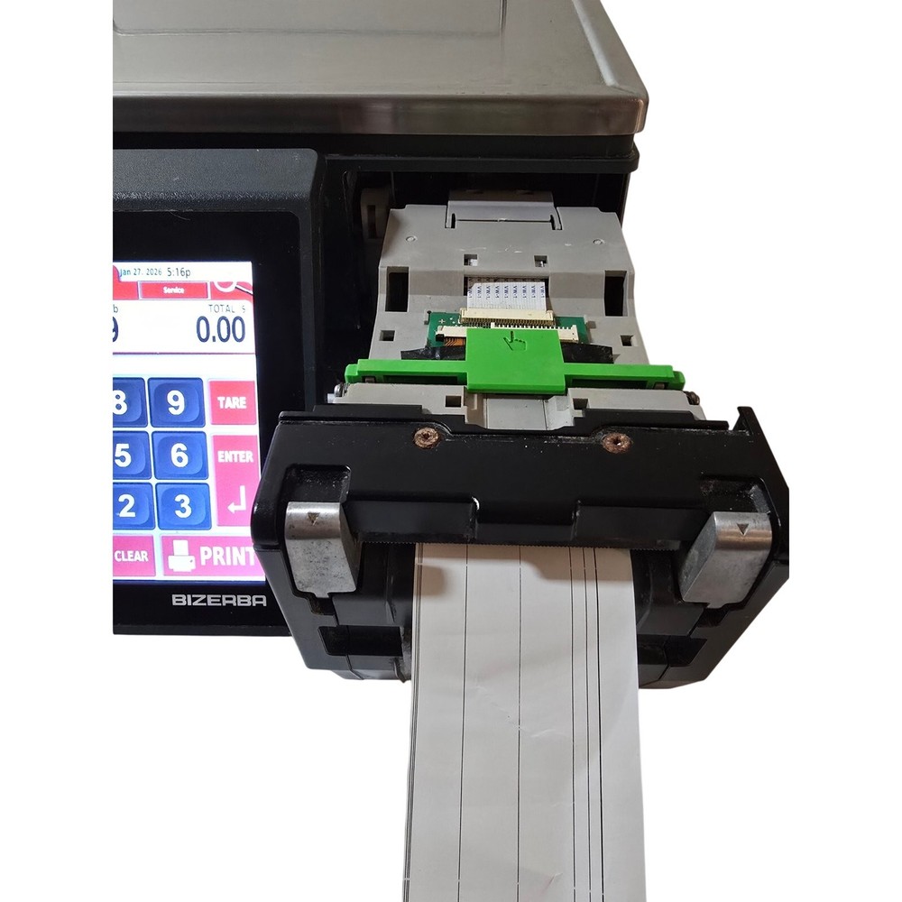 Bizerba XC 100 CE Touchscreen Retail Scale w Printer POS Touch Screen- READ