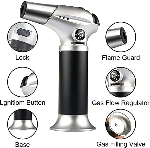 Home kitchen cooking spray gun with locking function, adjustable and inflatable.