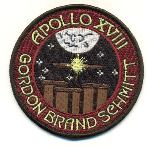 APOLLO 18 -  3.5  INCH PATCH -  AP18-01B