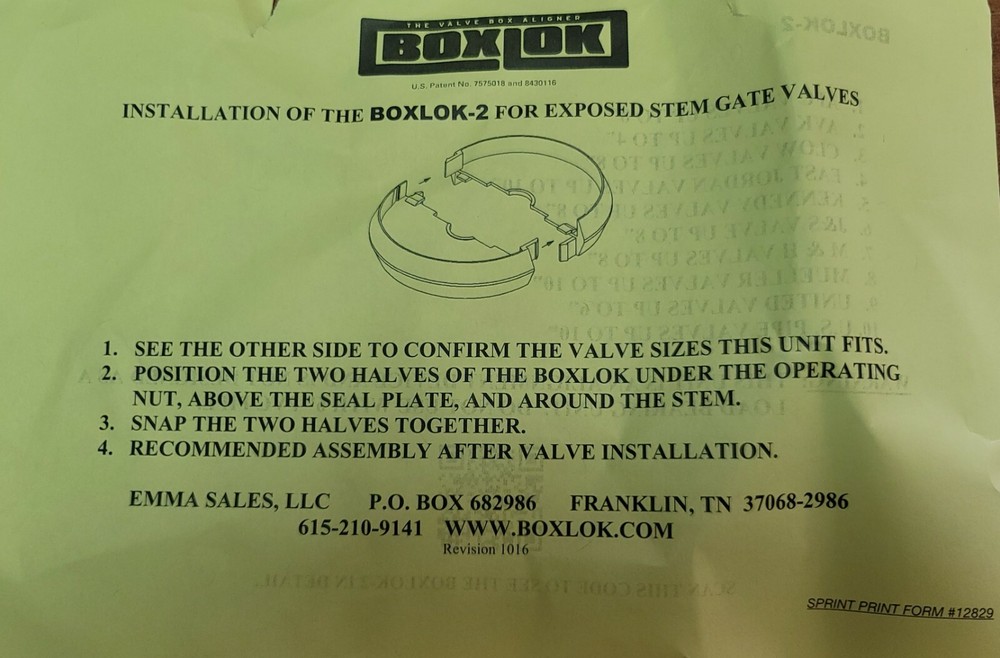 BoxLok Valve Box Centering Device for Gate Valves BoxLok-2
