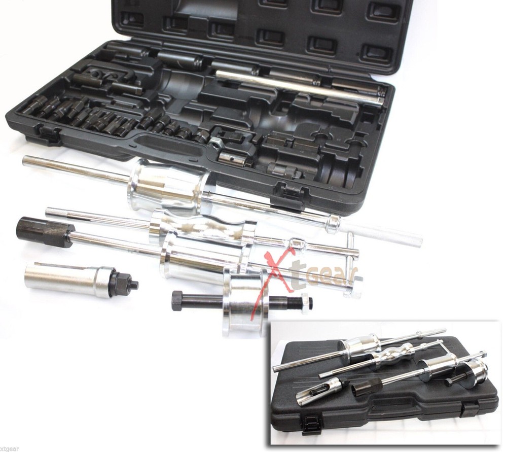 MASTER DIESEL INJECTOR EXTRACTOR SLIDE HAMMER PULLER EXTRACTOR COMPLETE SET