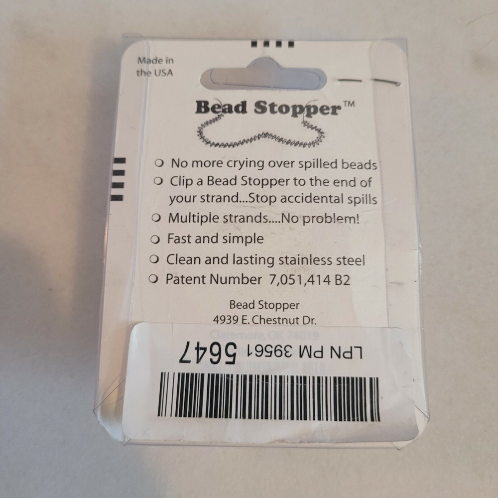 Beadsmith Mini Bead Stopper, 20 Pieces Per Pack