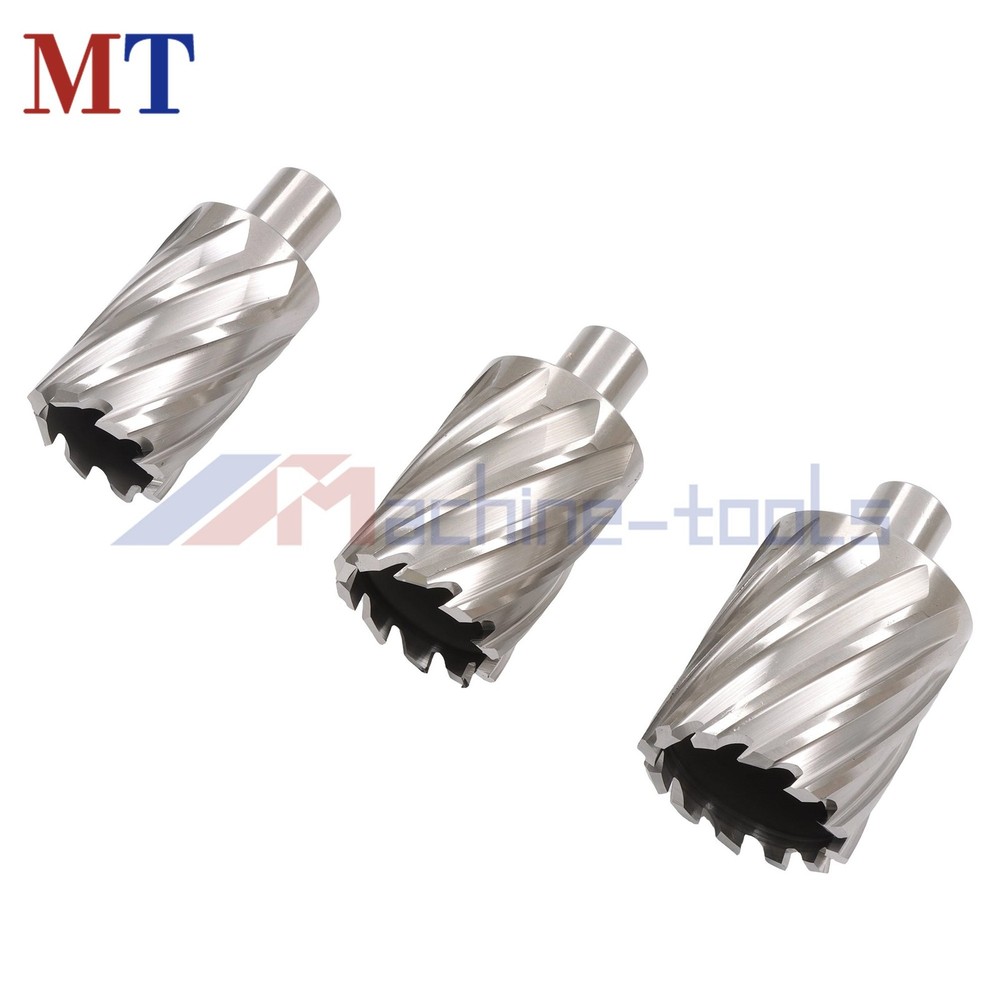 6 Pack HSS Magnetic Drill Bits Universal Shank 2" Depth Annular Cutter Set