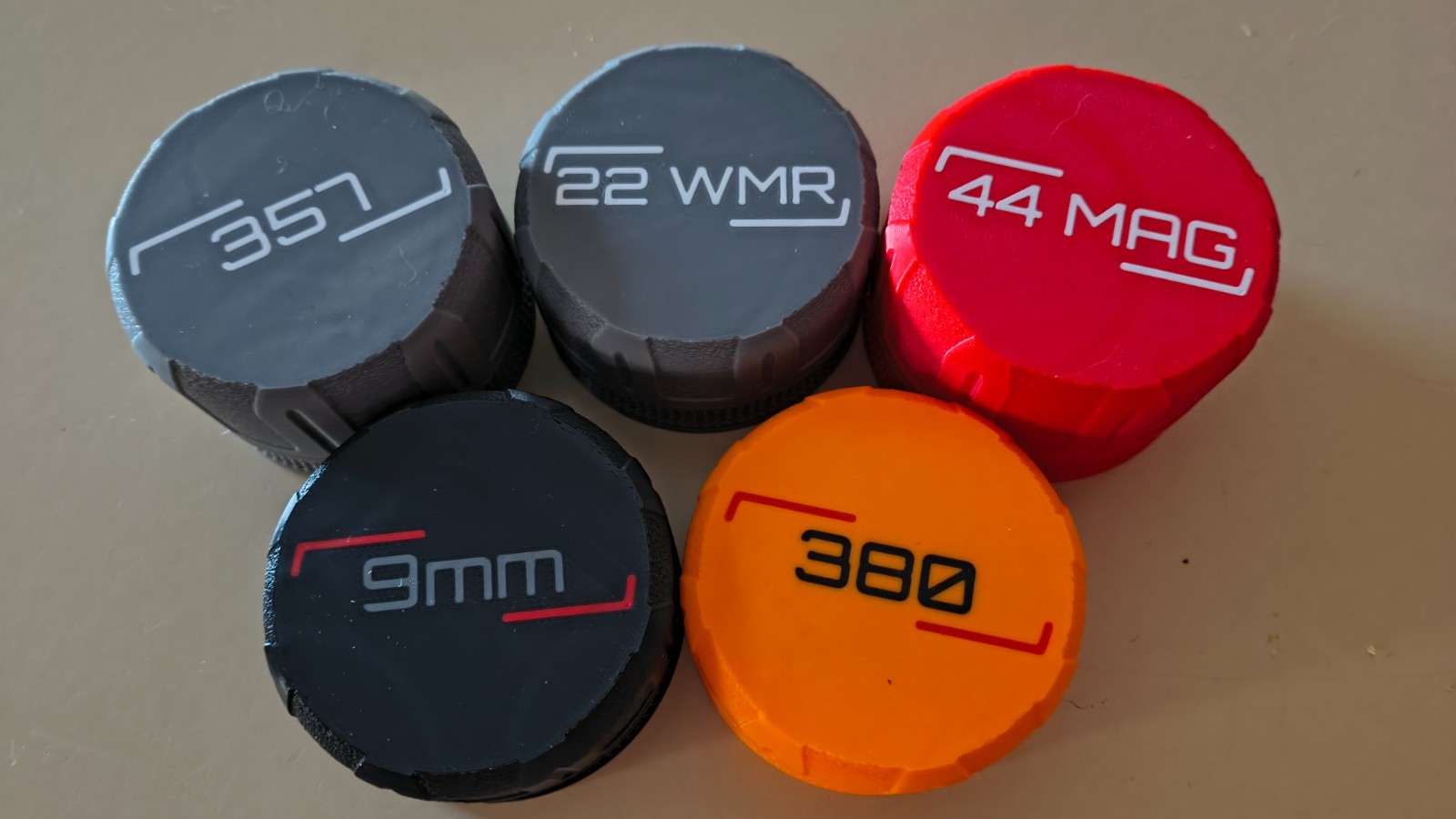 (1 Unit) Fully Customizable Ammo Storage Containers - Choose Caliber and Colors