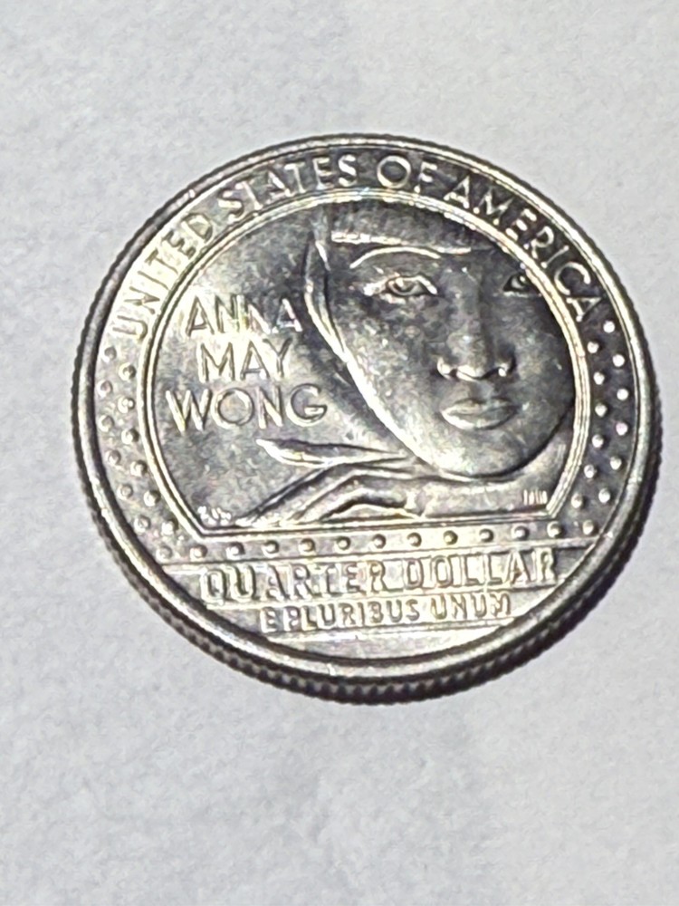 2022 P Anna May Wong Quarter with multiple die chip errors