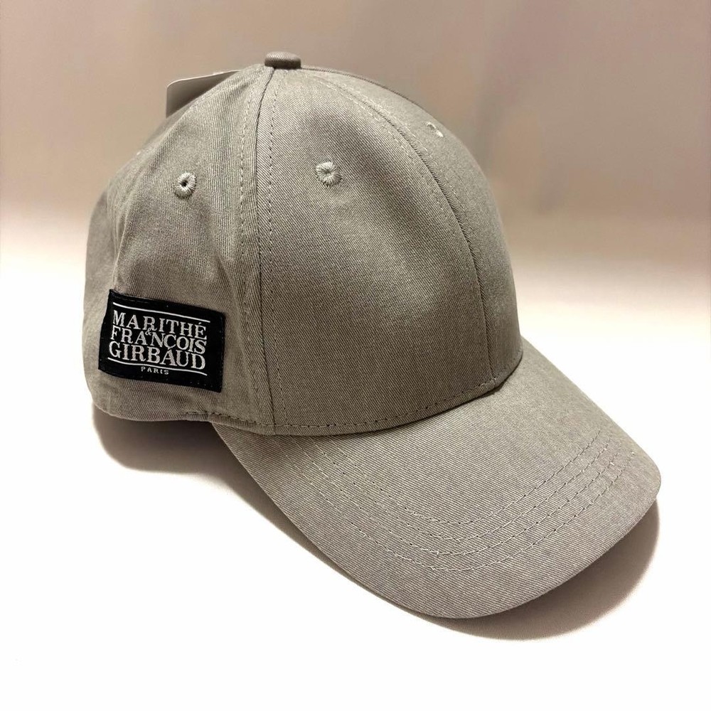 MARITHE + FRANCOIS GIRBAUD Gray Logo Cap with Adjustable Strap