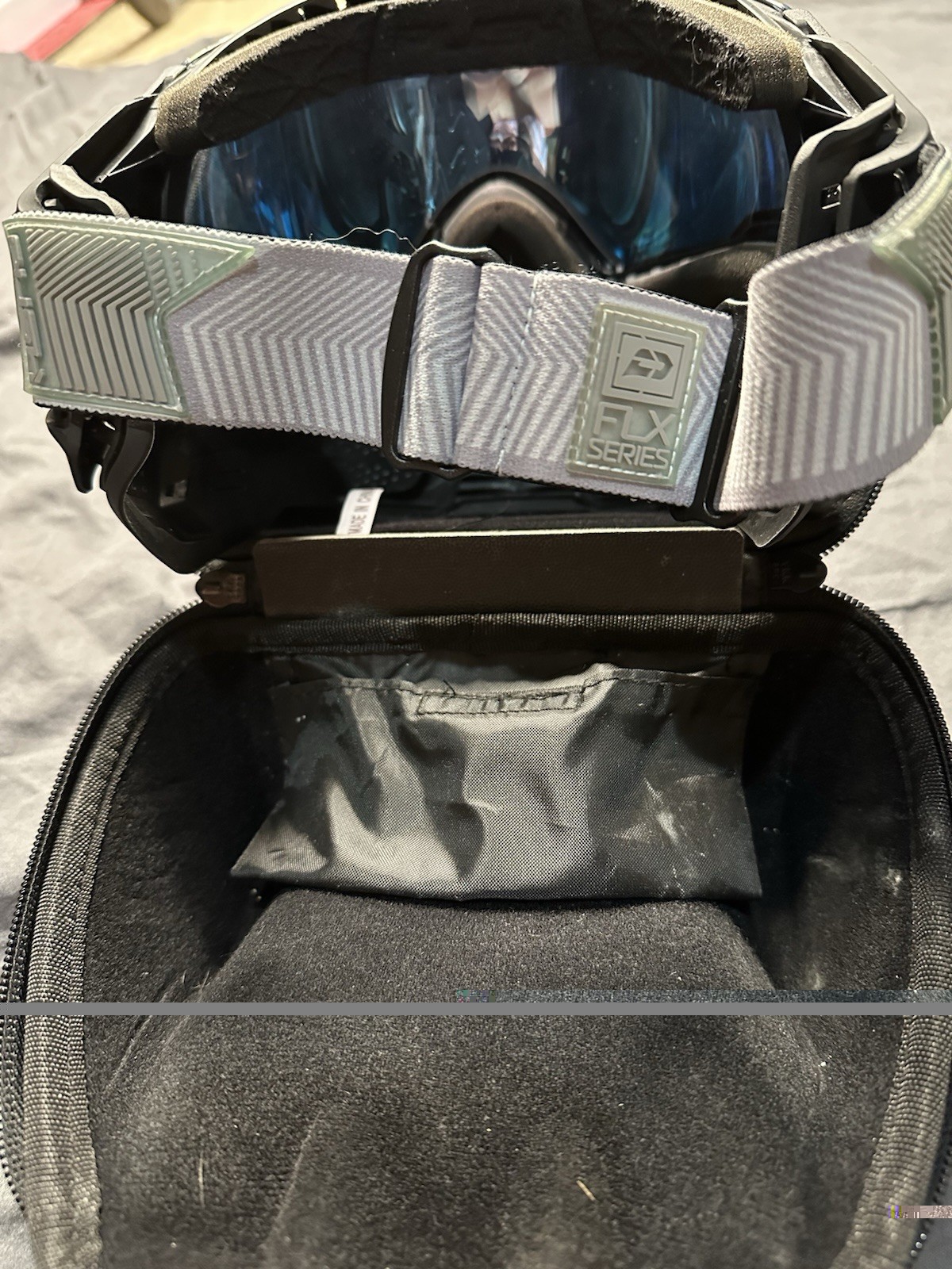 Push Unite Blue Skull Paintball Googles