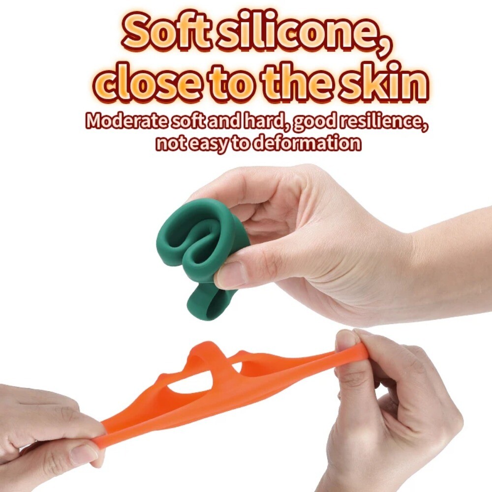 Silicone Ball Scrotum Stretcher Enhancer Squeeze Testicle Ring Delay Ejaculation