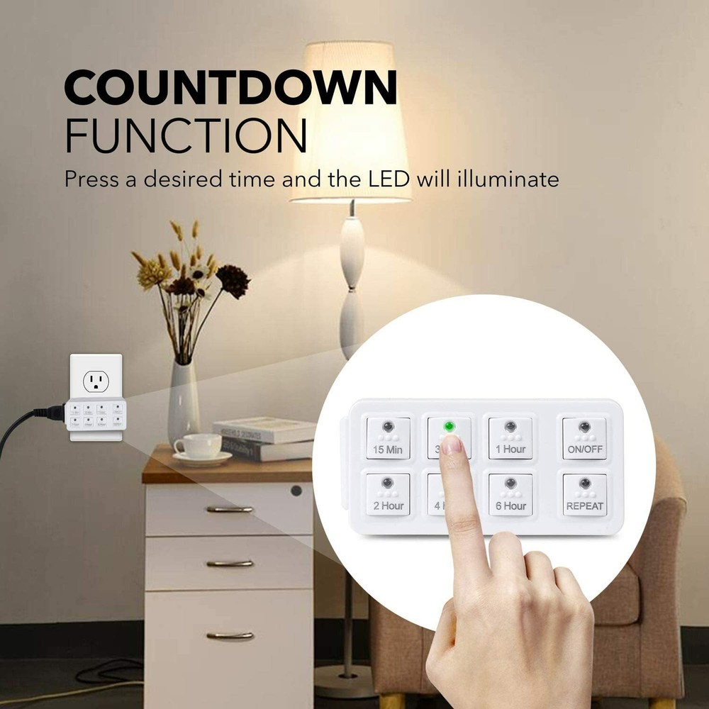 BN- LINK Smart digital countdown timer with repeat function for Charger Security