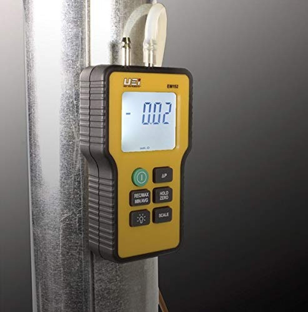 UEi Test Instruments EM152 Dual Differential Digital Manometer One Size