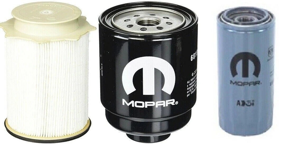Mopar OEM Fuel & Oil Filter Kit for Ram 2500 3500 6.7L Cummins Diesel 2013-18