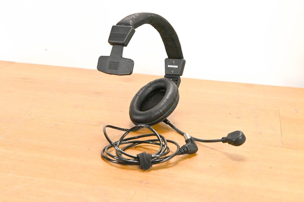 Clear-Com CC-15-MD4 Single-Ear Intercom Headset with Mini DIN Connector CG01YL3