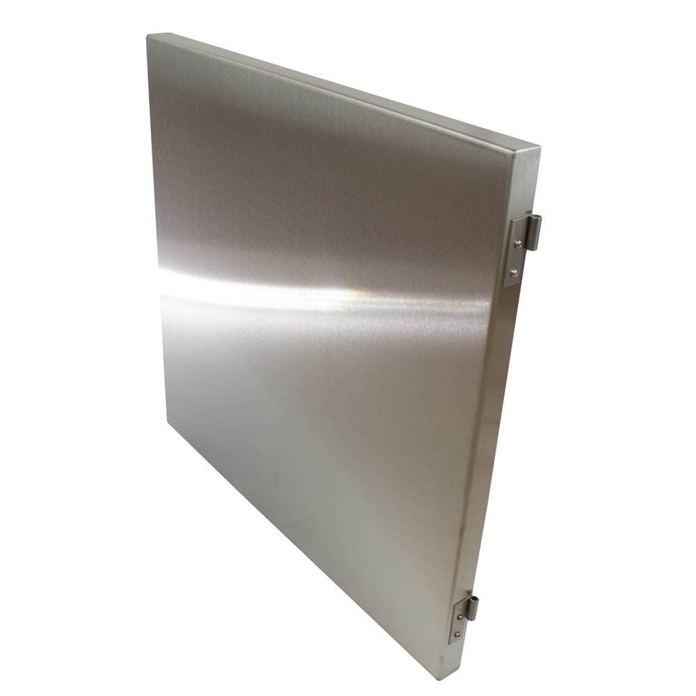 UPPER DOOR ASSEMBLY, STAINLESS STEEL, COMPLETE WITH HARDWARE