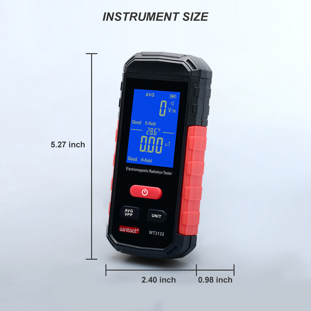 Electromagnetic Field Detector Electromagnetic Wave Radiator Acousto-Optic Alarm