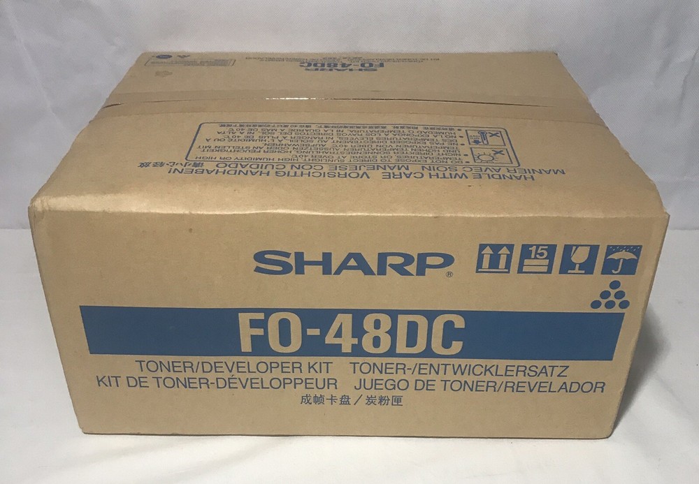 Genuine Sharp FO-48DC Toner / Developer - Printer-Copier-Fax, New Sealed Box...