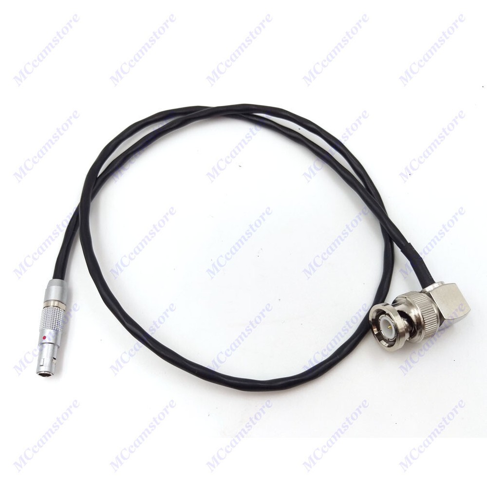 Right Angle BNC to 00b 4 Pin Timecode Cable for Red Epic Scarlet Camera