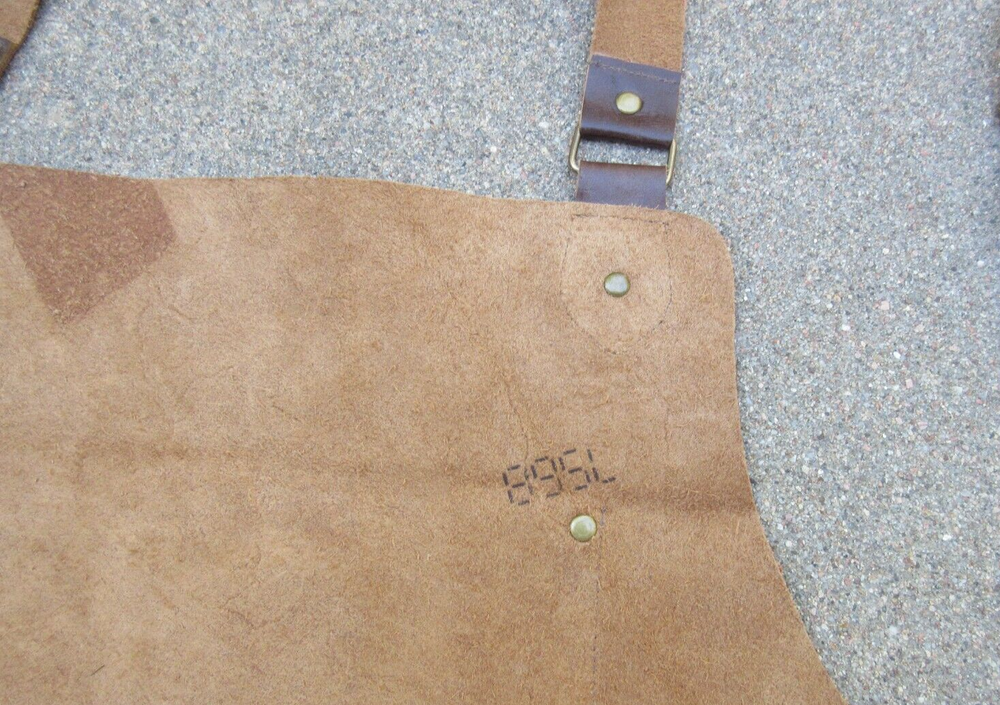 JBS FED BEEF Brown Leather Apron