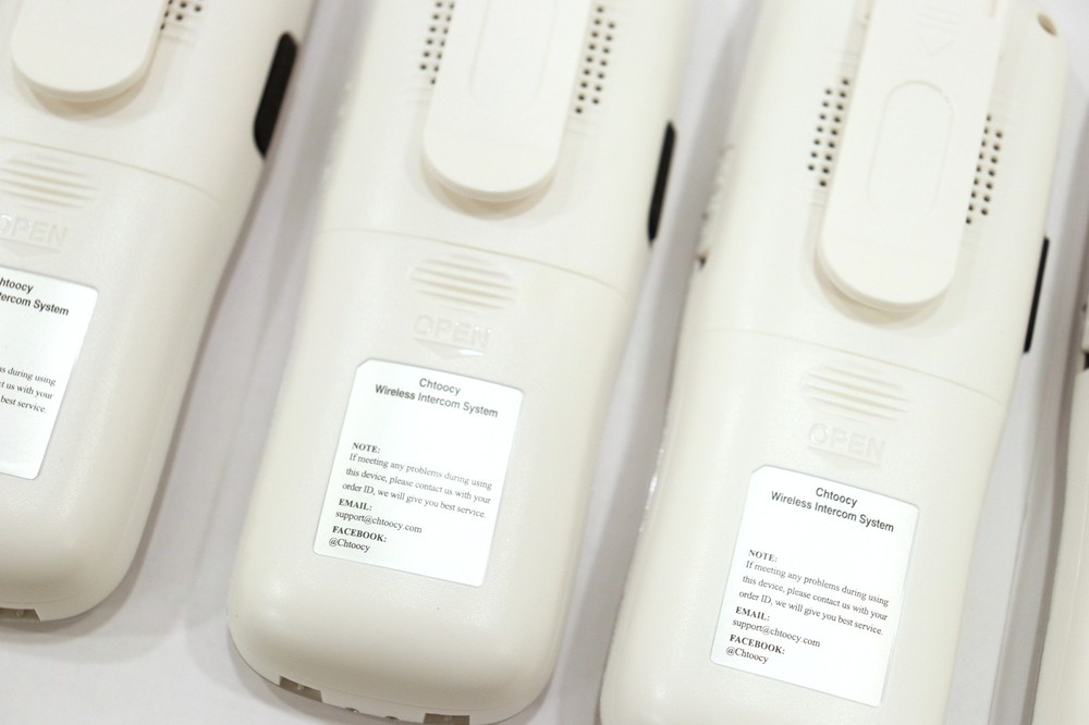 Chtoochy C668-P4 Wireless Rechargeable Intercom System