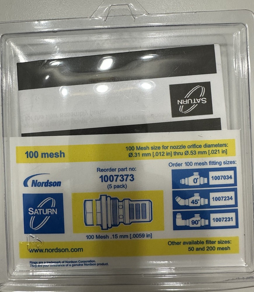 Nordson 1007373 Hot Melt Replacement Filter. 5 pack