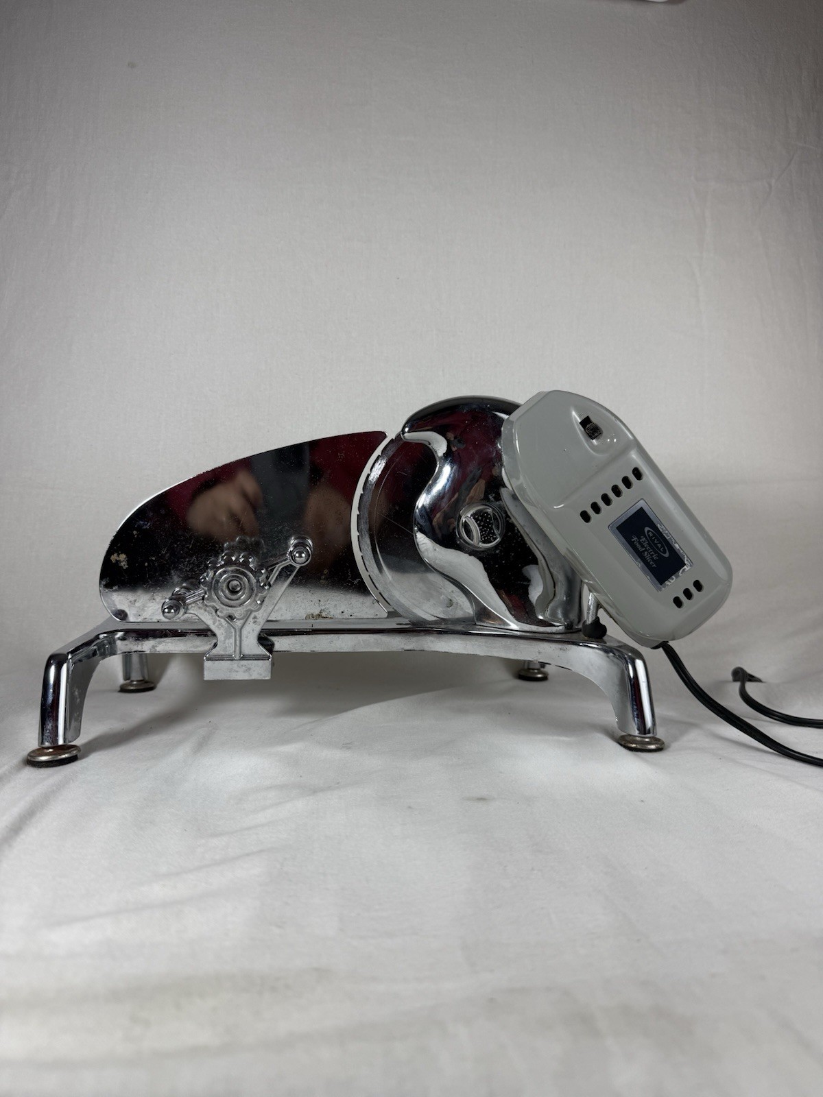 Rival Electric Chrome Food Slicer Model 65301 110IE/3 - Deli Meat Cutter Tested