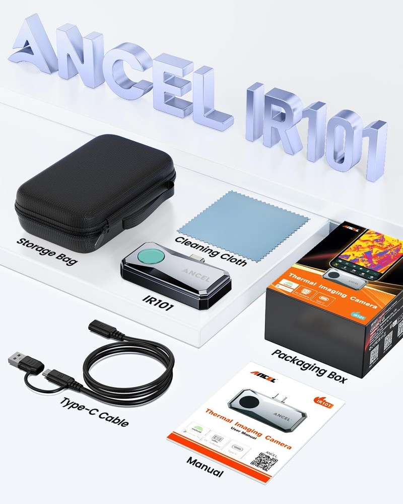 Universal Thermal Camera Imager for IOS iPhone 256x192 IR Resolution USB Type-C