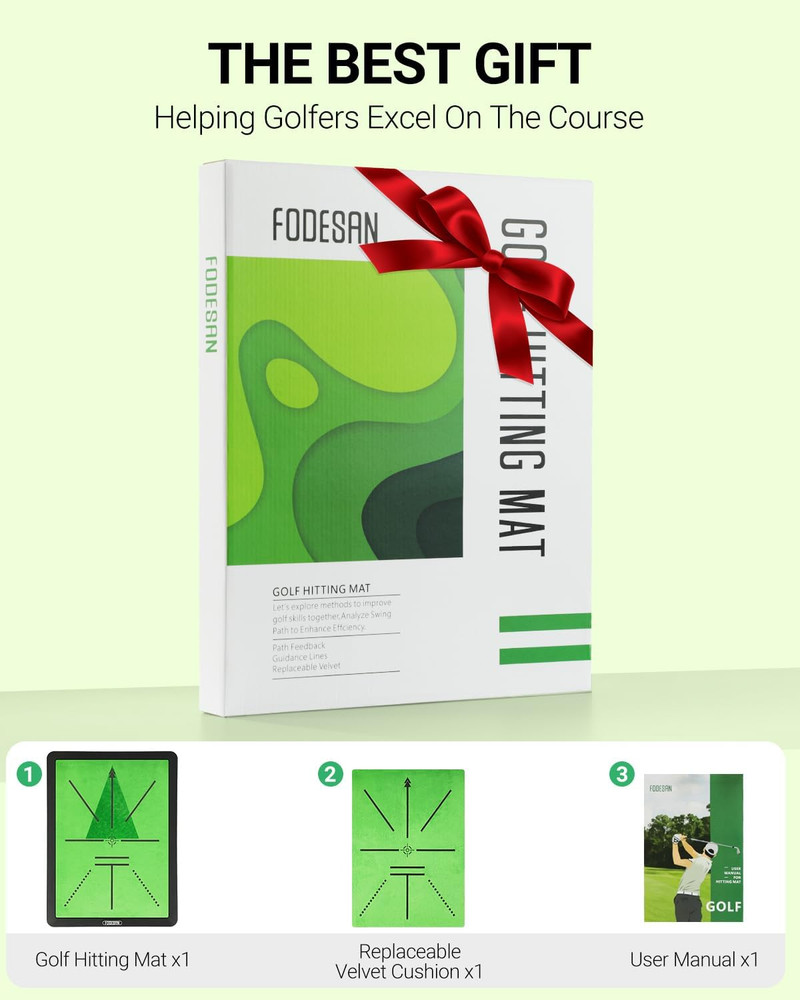 Golf Hitting Mat – Practice Mat with Swing Path Feedback & Impact Detection – In