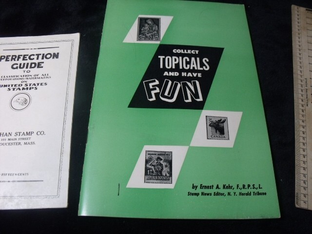 PERFECTION GUIDE, COLLECT TOPICALS PAMPLET, SCOTT PERF GUIDE ALL OLDER FREE S/H