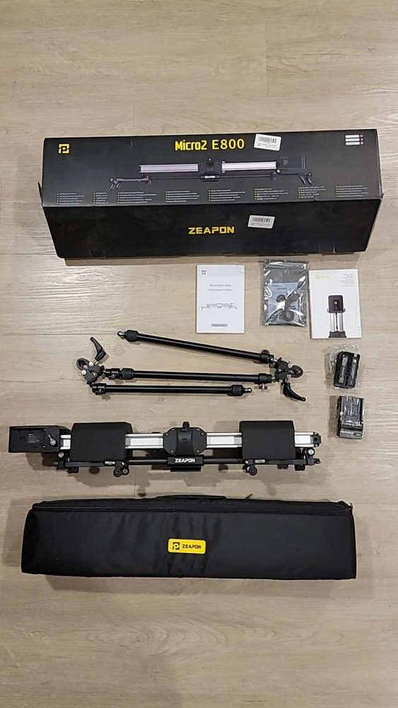 ZEAPON Micro 2 E600 E800   Motorized Rail Slider For DSLR Camera Video