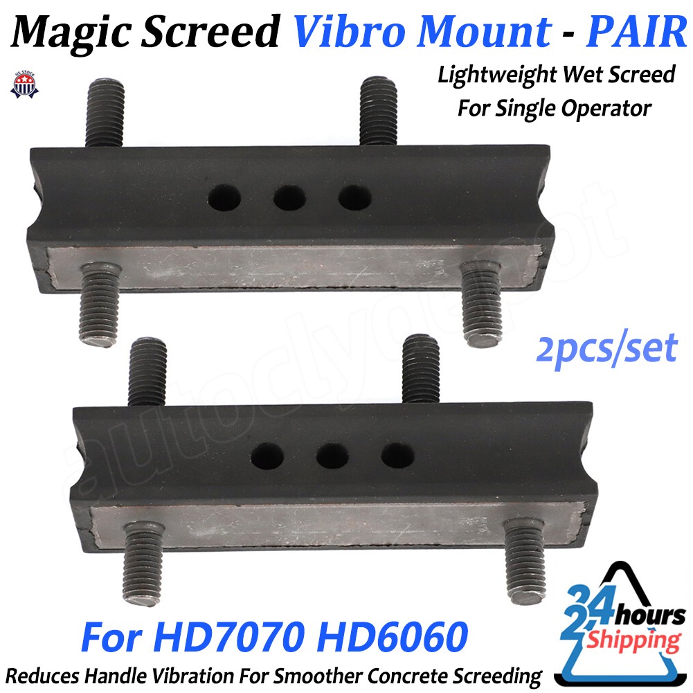 For Magic Screed-Concrete Wet Screed-Vibro Mount 2pcs Rubber & Iron Lightweight