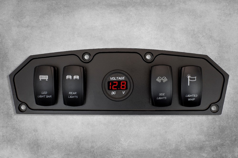 Auto Waterproof Digital Red Voltmeter Gauge Meter 12V