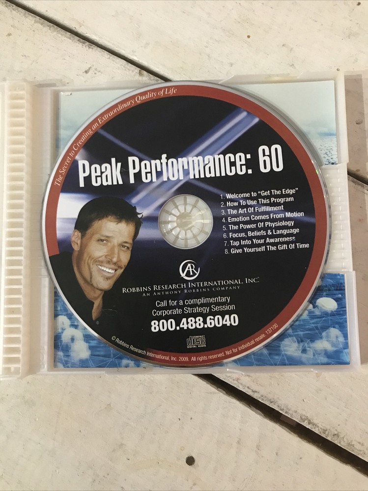Anthony Robbins peak performance: 60 CD.