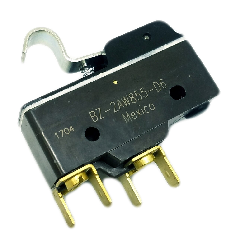 BZ-2AW855-D6 Basic Switch, Large Premium, Roller Lever, Standard, DPDT