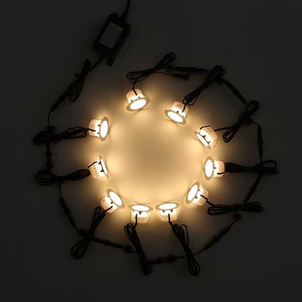 Low Voltage Deck Lights 20 Pack Warm White