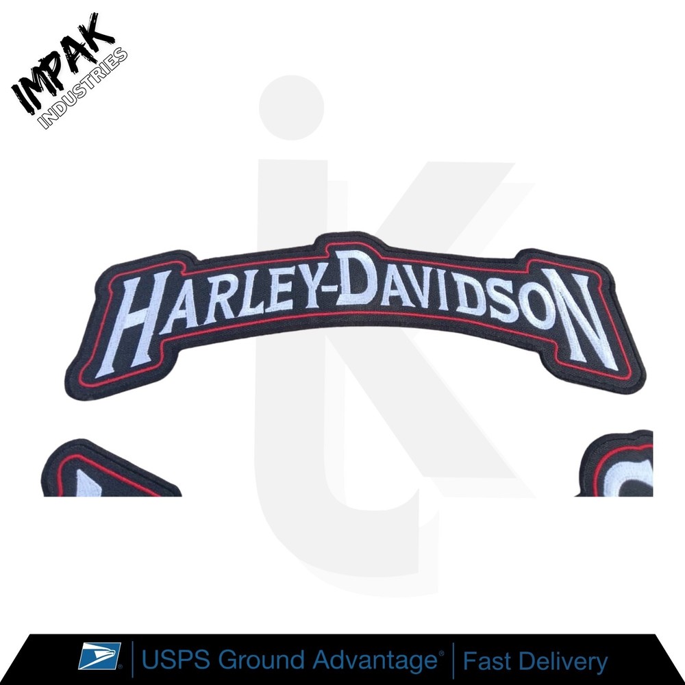 Harley Davidson Motorcycles HD Rockers Embroidered Patch Jacket/Vest Back Patch