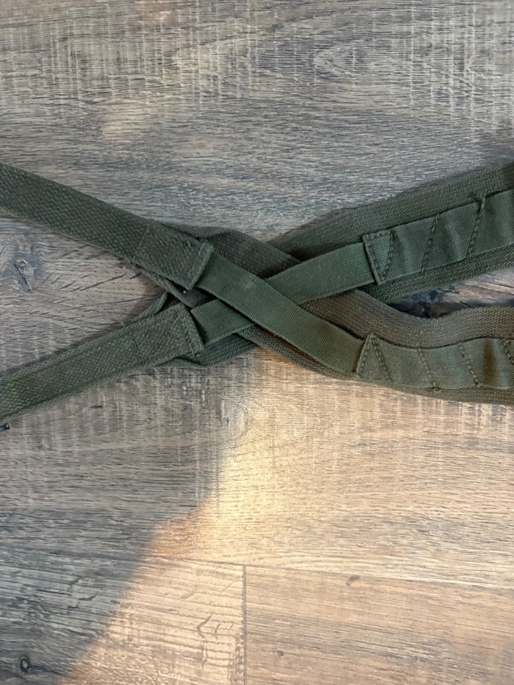 US Army M1945 Combat Field Pack Suspenders WWII