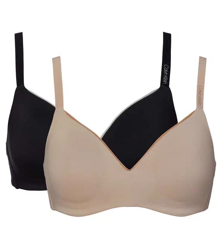 Calvin Klein 2 Pack Microfiber Wirefree Bra-Size S-XL