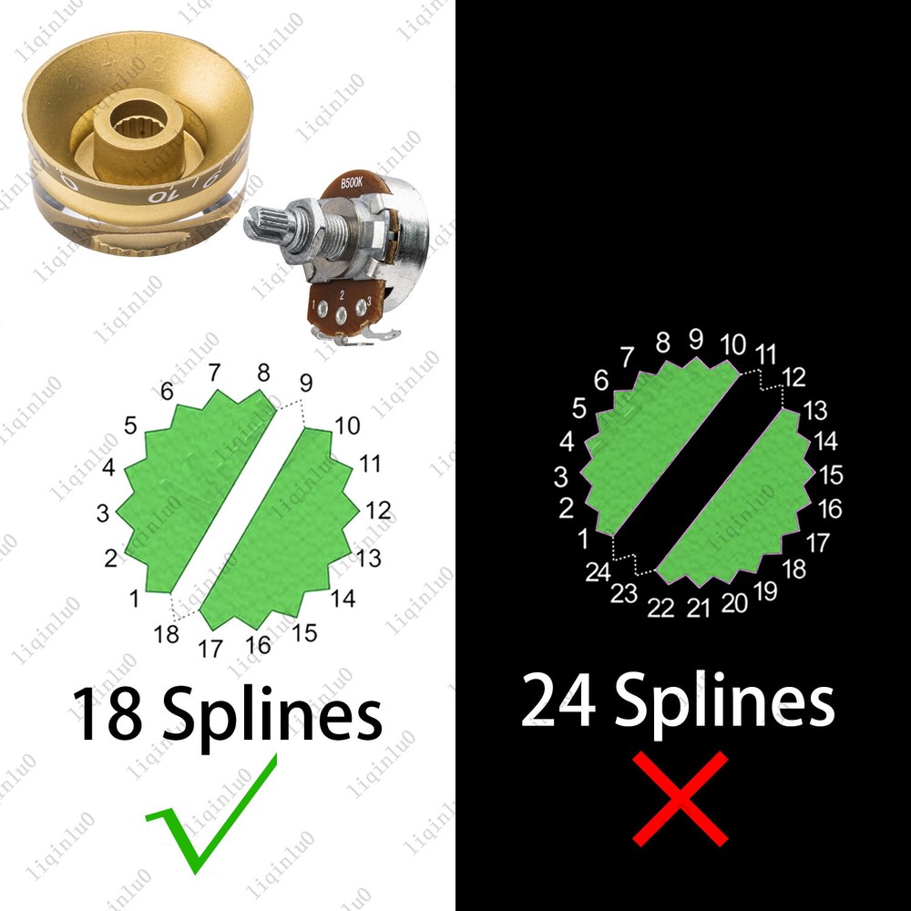 4 Pcs Amber LP Guitar Control Knobs Speed Dial Knobs for Les Paul SG Guitar