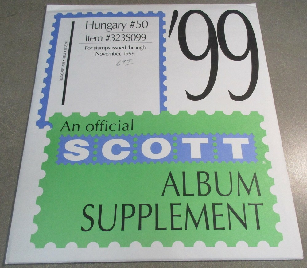 "SCOTT" HUNGARY SUPPLEMENT # 50 1999 W/FREE SHIPPING!!