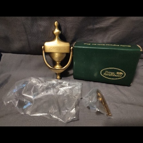 Brass door knocker things remembered Open Box