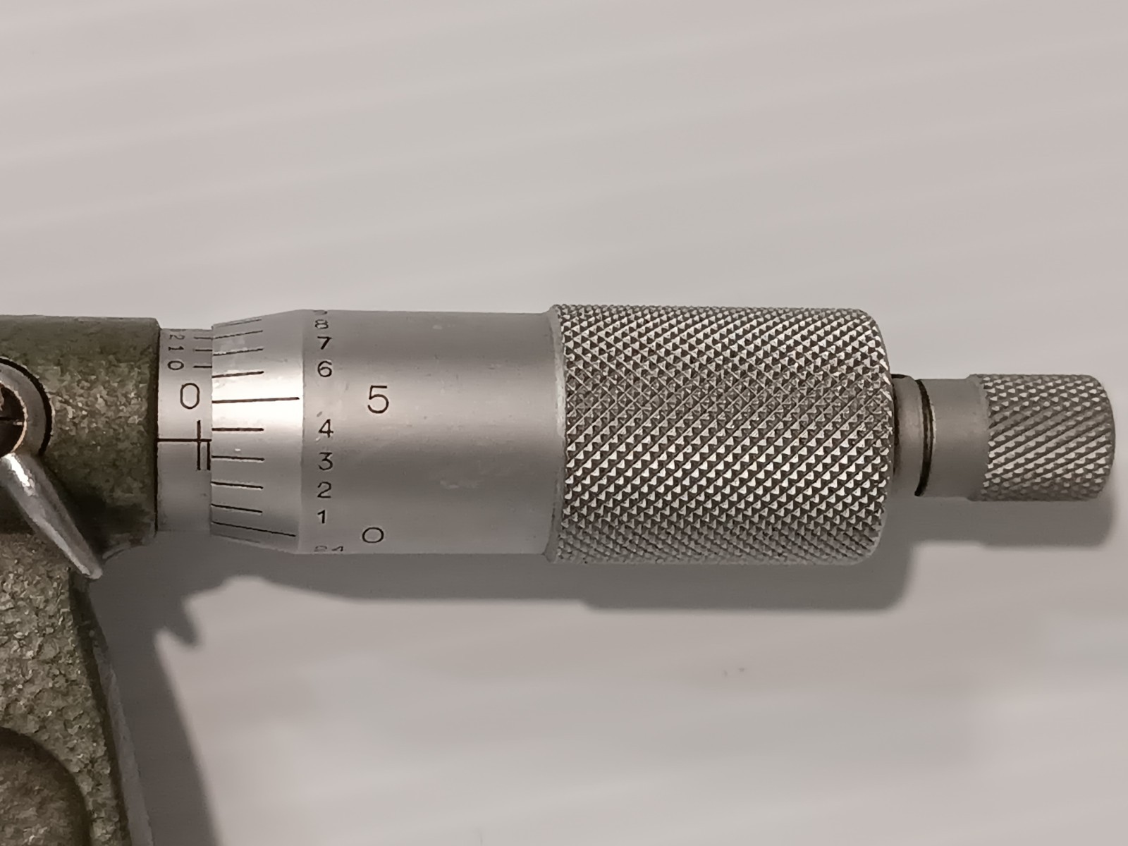 Mitutoyo Outside Micrometer Set, 6 Sizes, 5" - 11" Overall Range, .0001" Grad